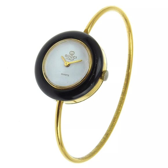 GUCCI Change bezel Watches WhiteDial Plated Gold Quartz Analog display Women - Picture 5 of 15